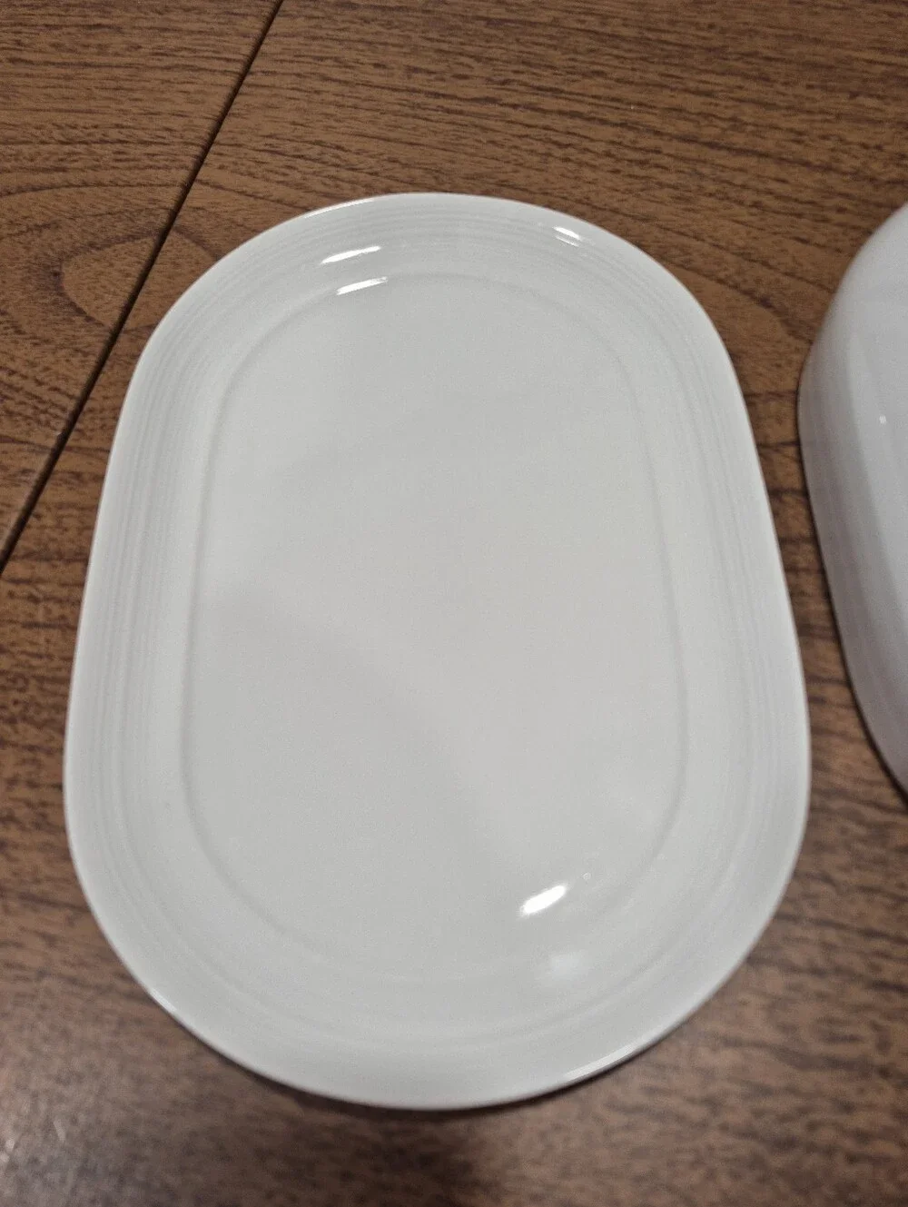 NWOT Pier 1 Imports Deluxe Large White Butter Dish